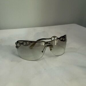 Y2K Authentic GUCCI Gradient Marina Chain Sunglasses